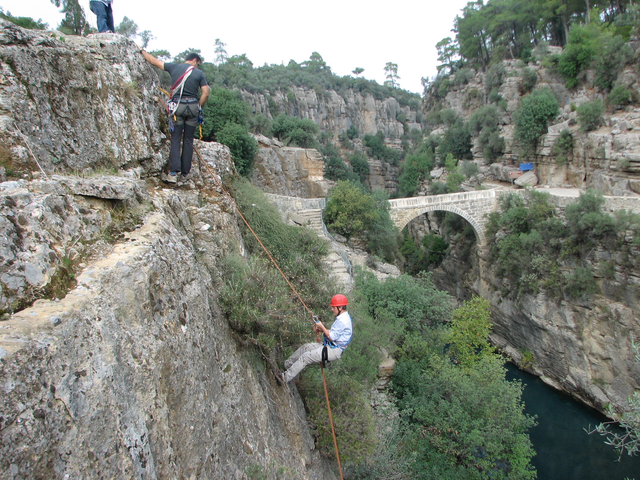 Antalya Kprl Kanyon Abseiling Rappelling pli ni