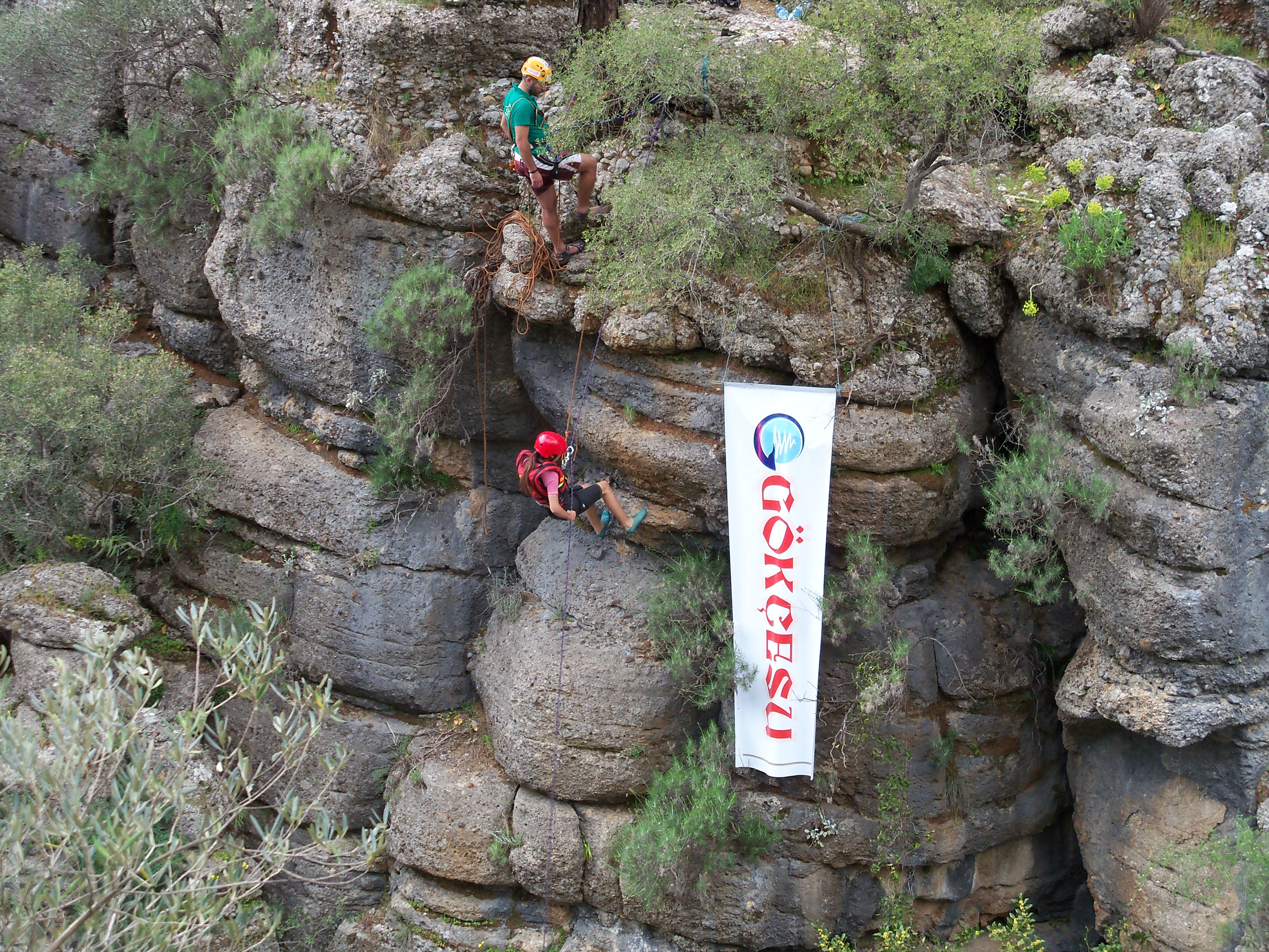 Antalya Kprl Kanyon Abseiling Rappelling pli ni